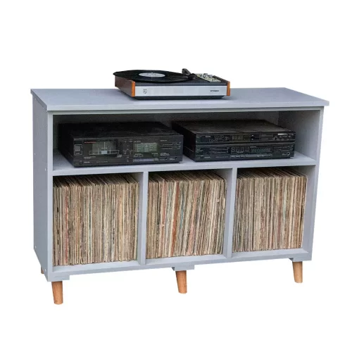 Estante Rack Para Discos de Vinil e Aparelhos T-60