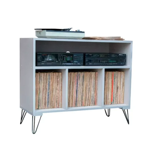 Rack Para Toca Discos Receiver Discos LPs SOFT